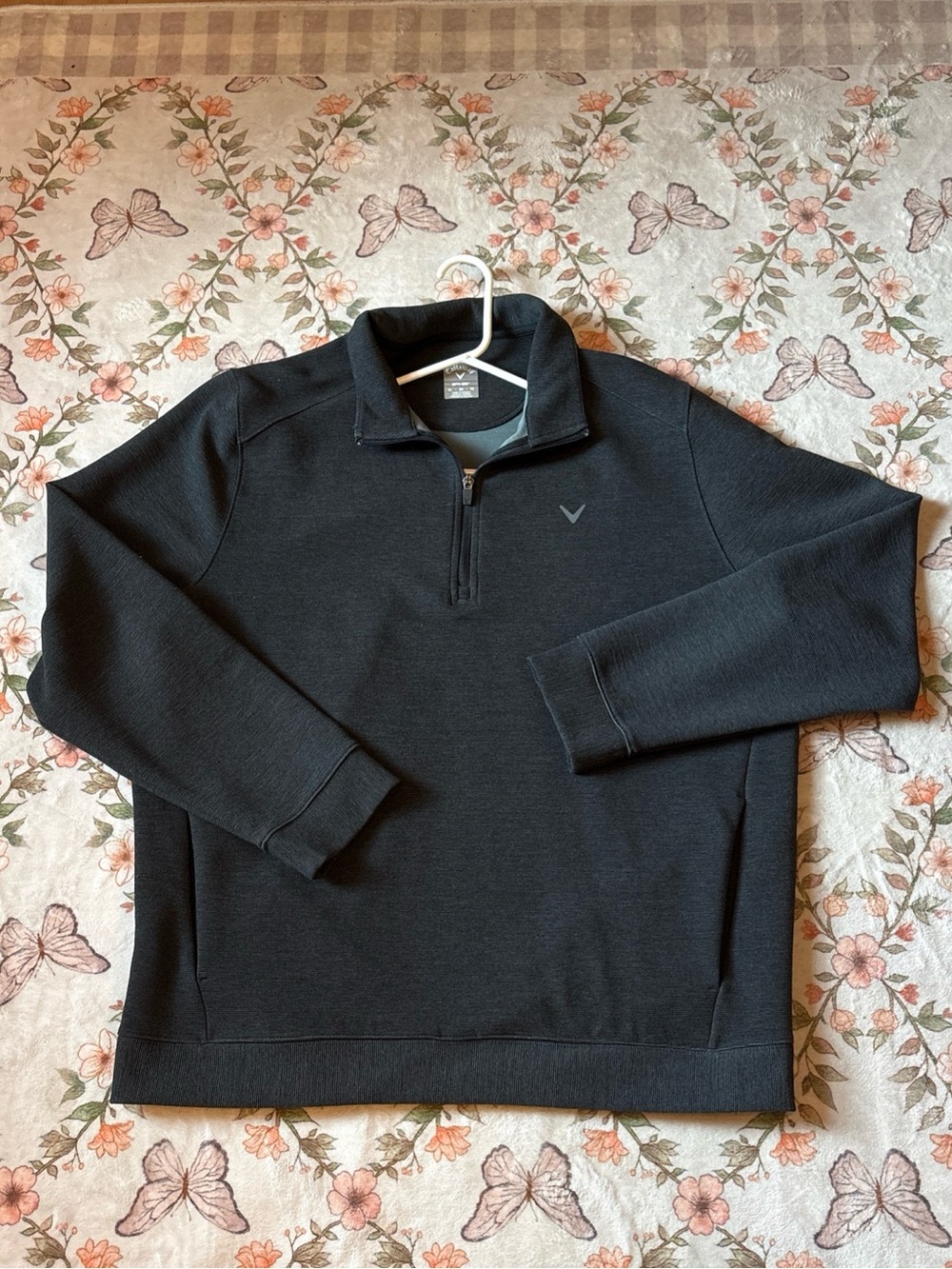 Callaway Black Half-Zip Men’s Sweater